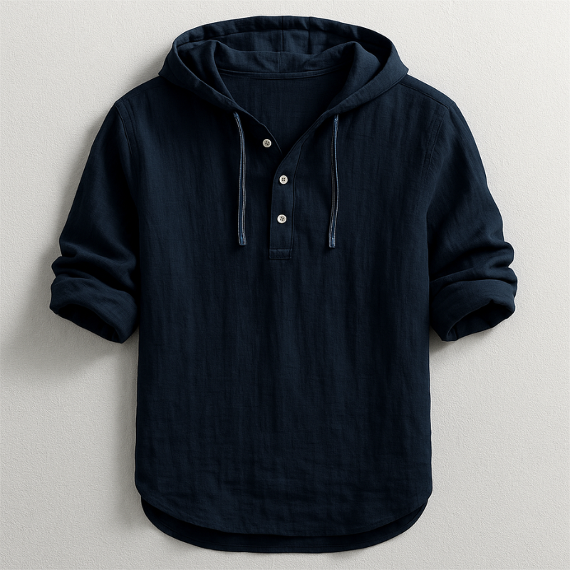 Leo Hooded Linen Shirt