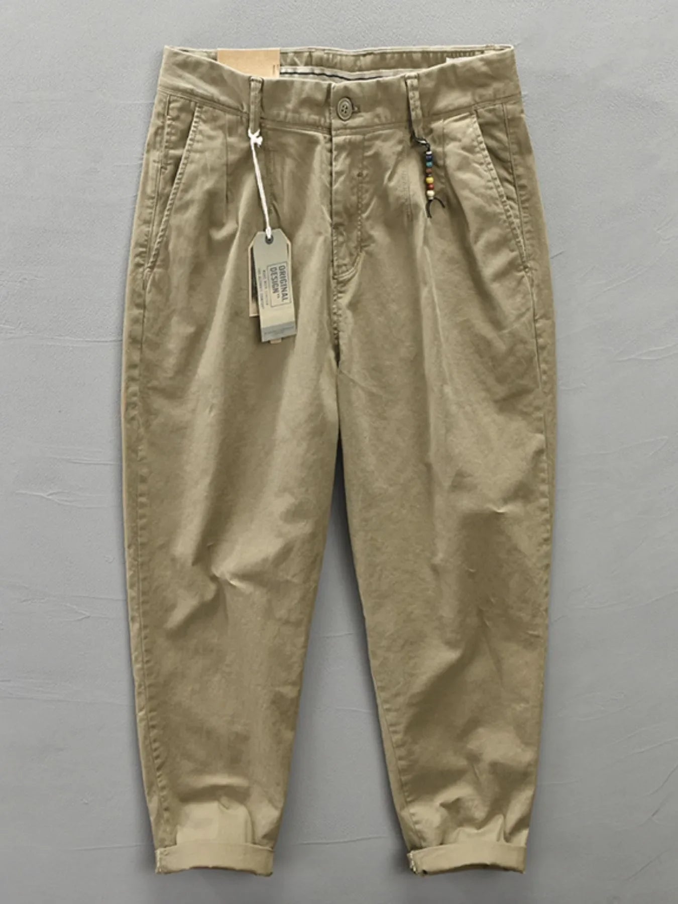 Men's Relaxed Fit Pants with Pockets