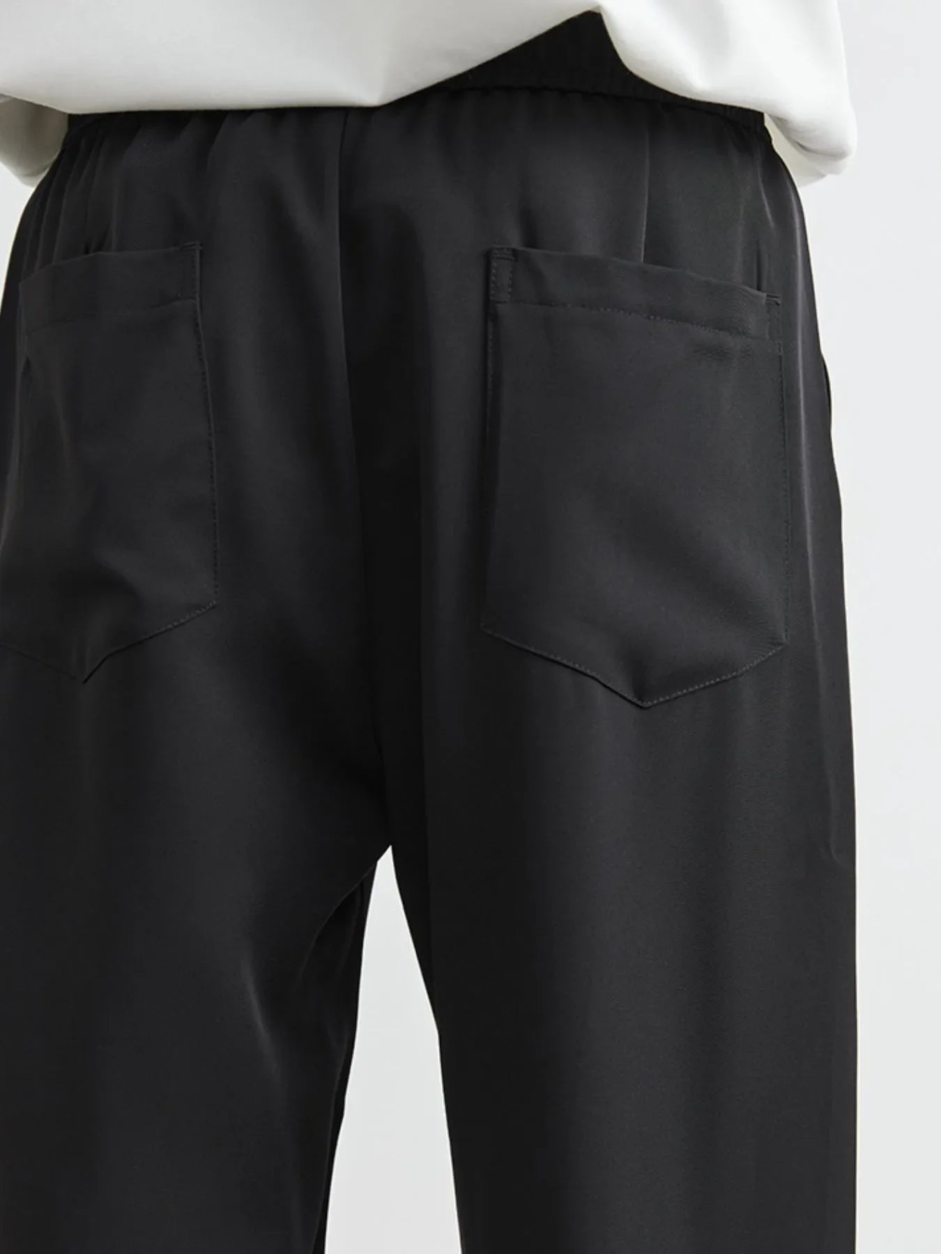 Men's Plus Size Relaxed Fit Wide Leg Drawstring Pants