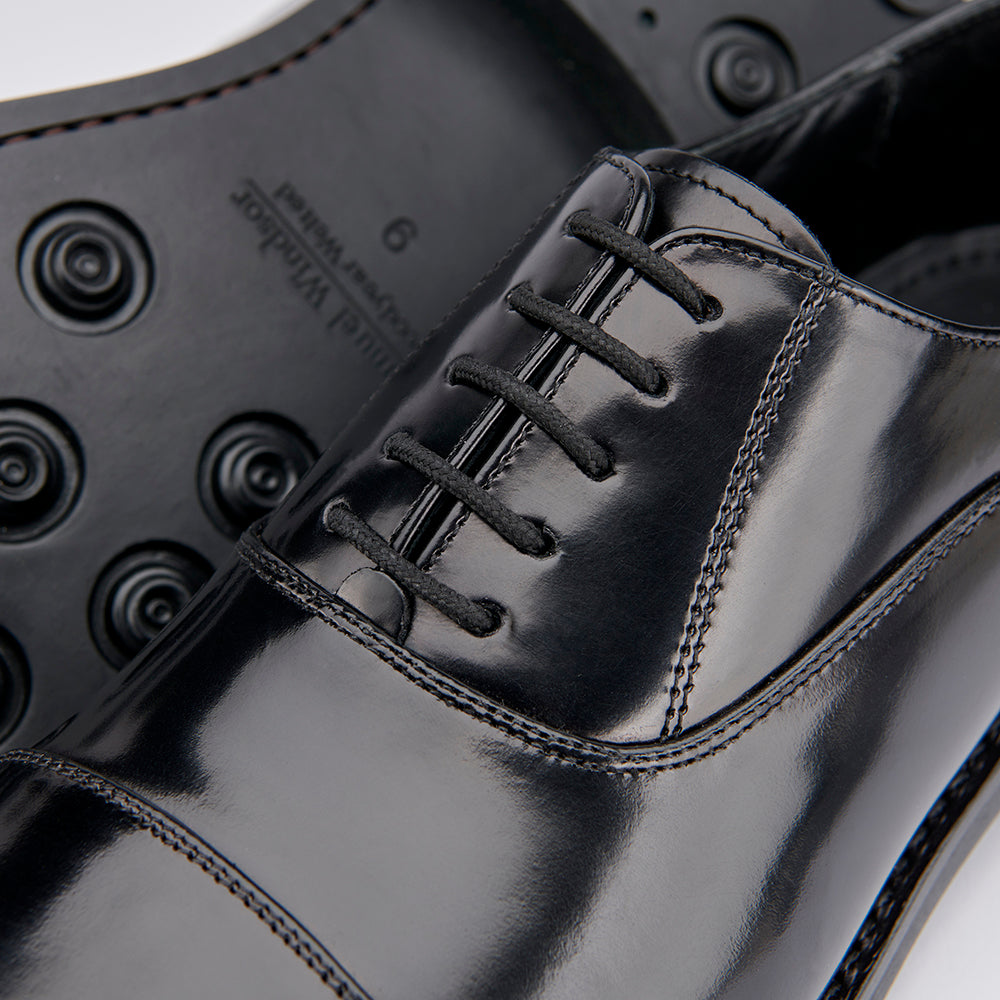 Oxford Shoe - Rubber Sole - Black