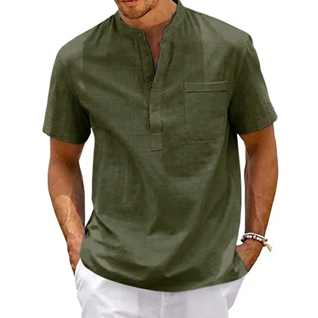Danny Breathable Linen Shirt