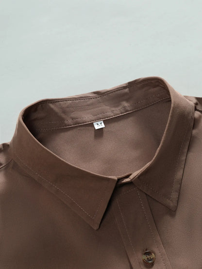 Men's Button Up Short Sleeve Shirt