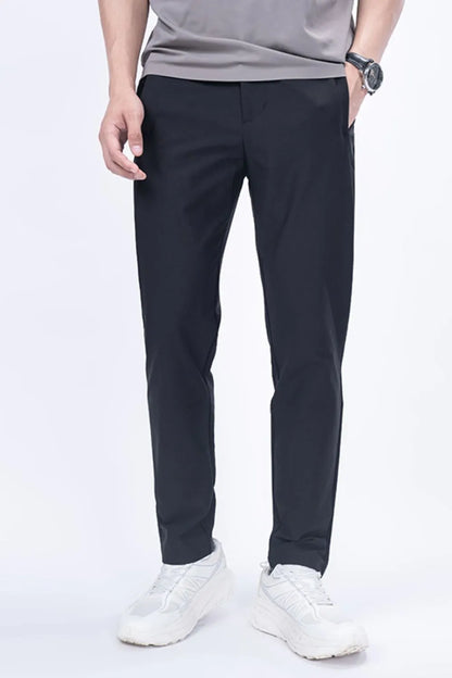 Men's Plus Size Classic Pocketed Casual Pants