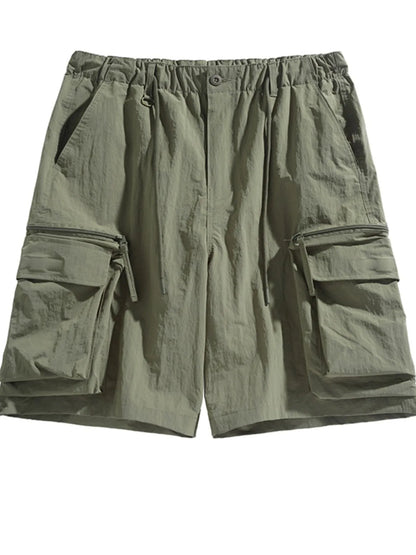 Men's Elastic Waist Cargo Short