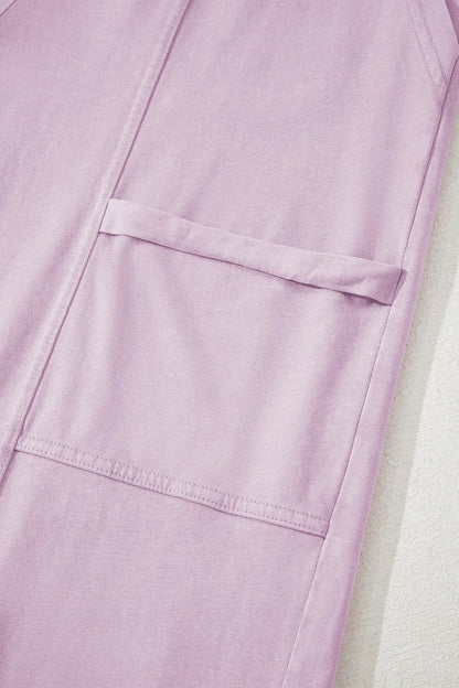 Wide-Leg Cargo Pants with Drawstring Waist