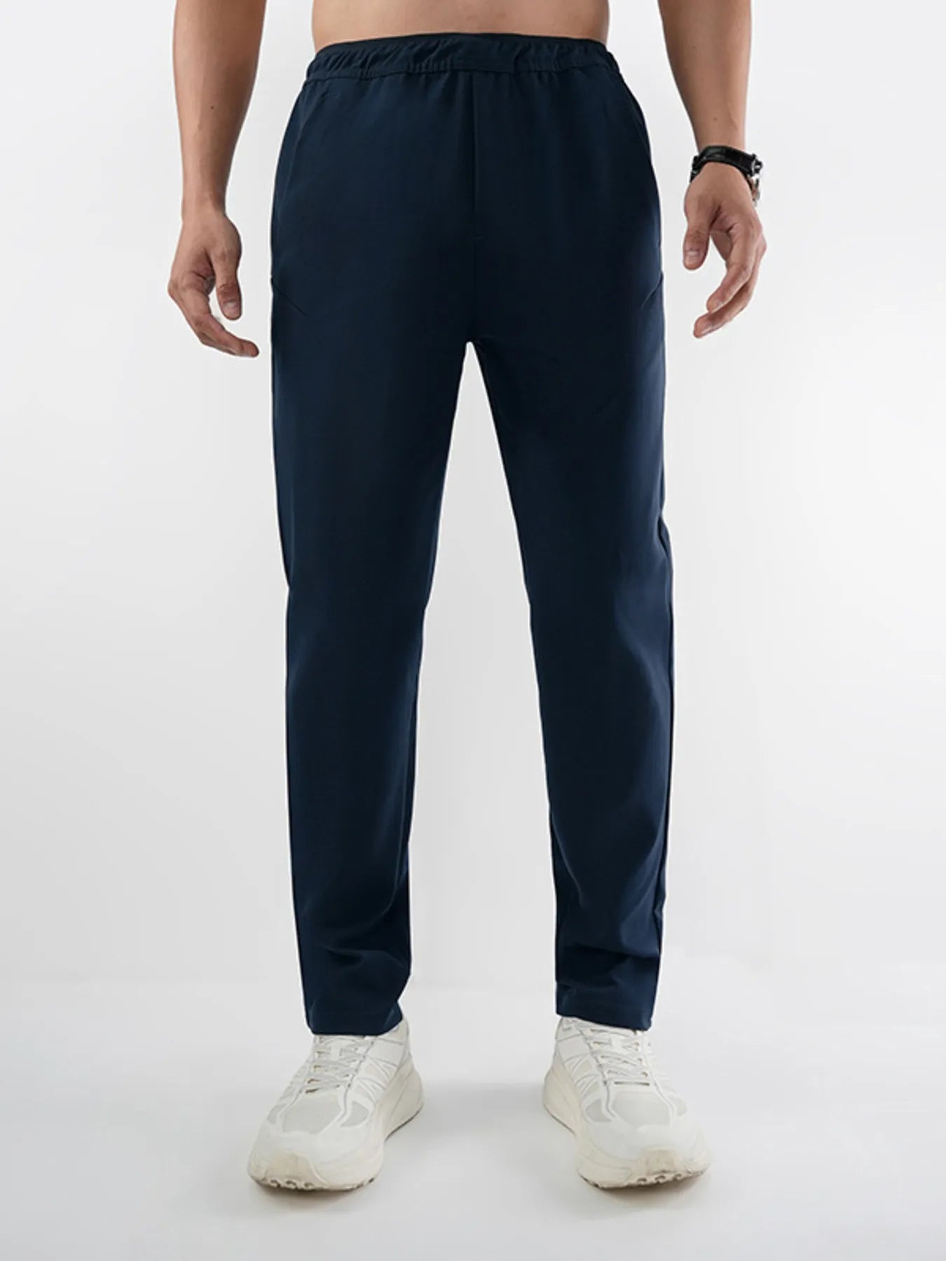 Men's Plus Size Elastic Waist Pocketed Pants