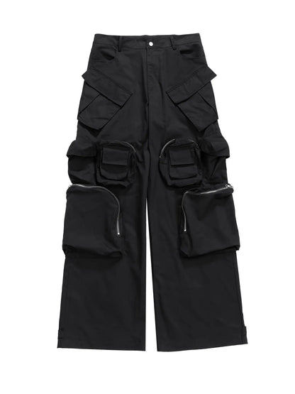 Men's Cargo Pants with Multiple Utility Pockets