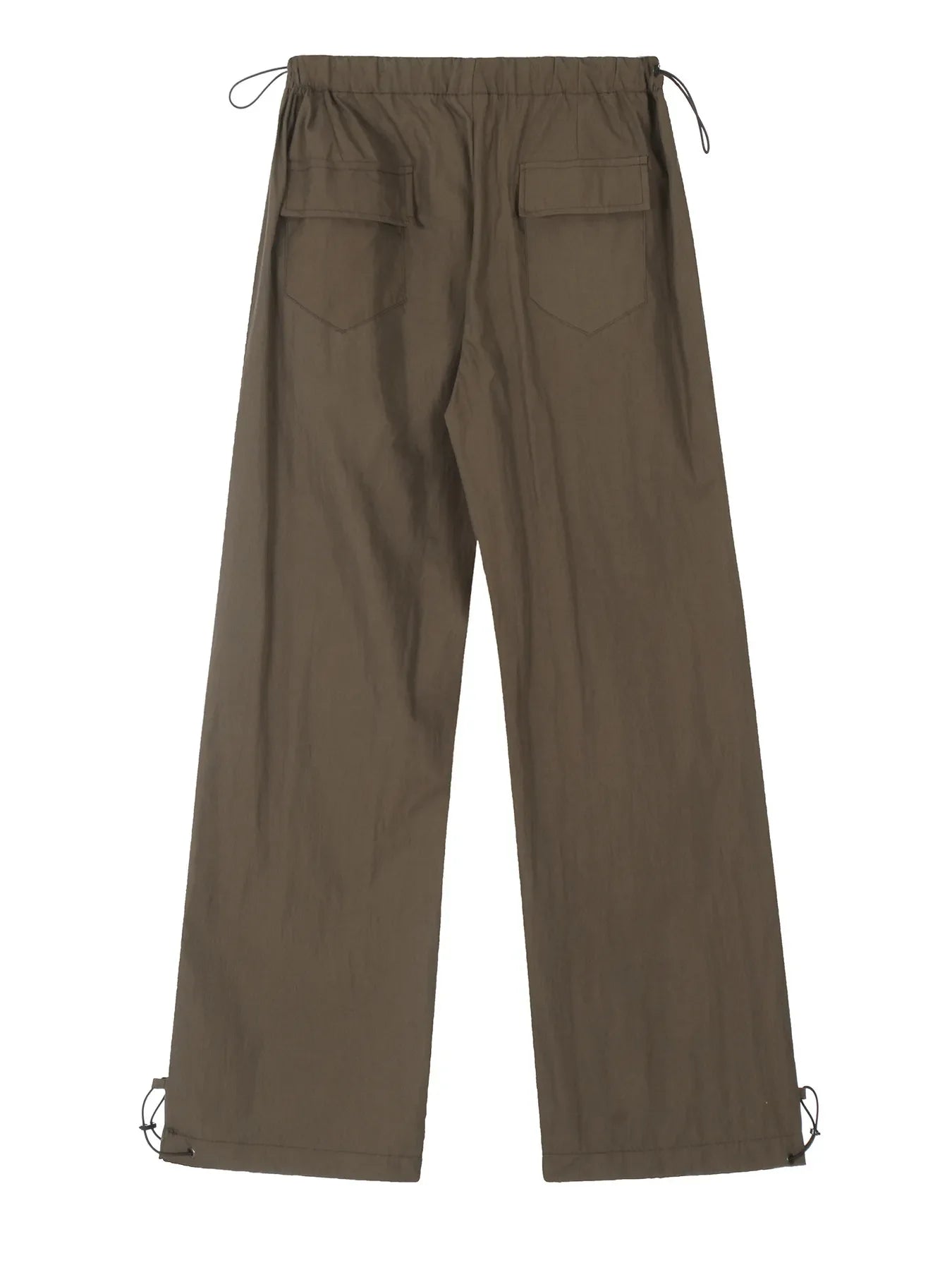 Men's Drawstring Wide Leg Pants