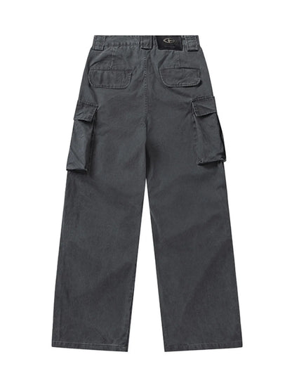 Men's Wide Leg Cargo Pants