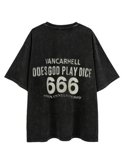 Men's Oversized Graphic Round Neck T-Shirt