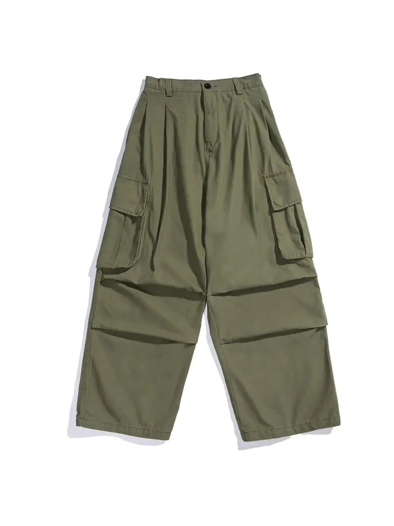 Men's Loose Fit Cargo Pants with Multiple Pockets