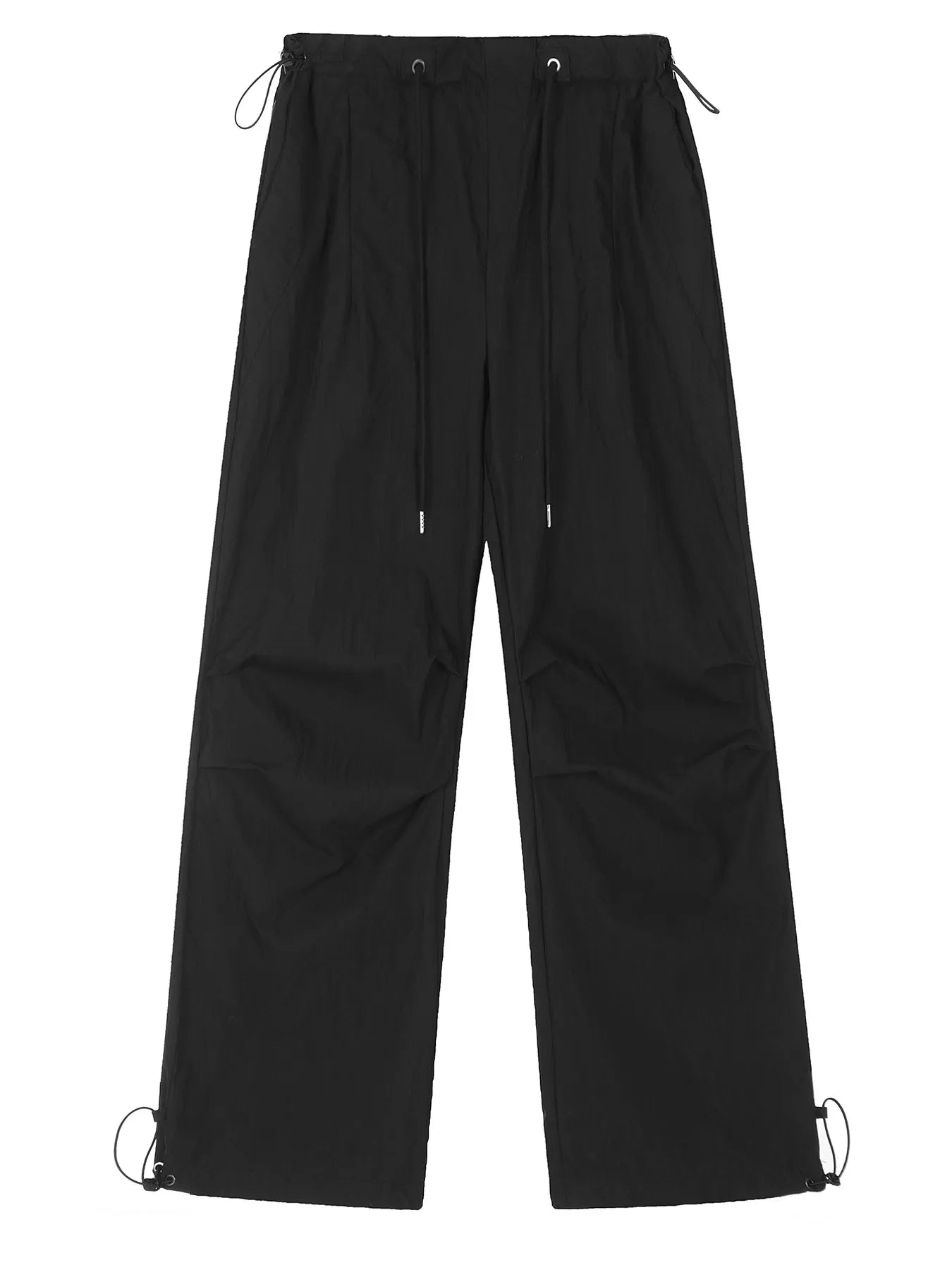 Men's Drawstring Wide Leg Pants