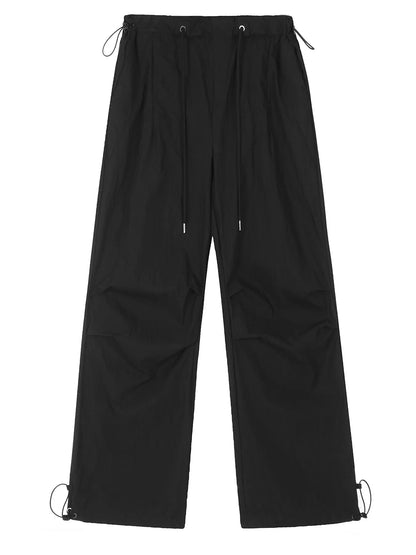 Men's Drawstring Wide Leg Pants