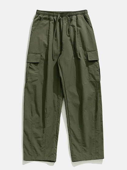Men's Plus Size Wide Leg Cargo Pants