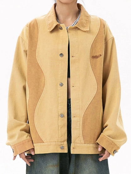 Men's Button Up Long Sleeve Jacket