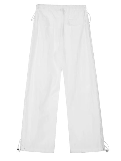 Men's Drawstring Wide Leg Pants