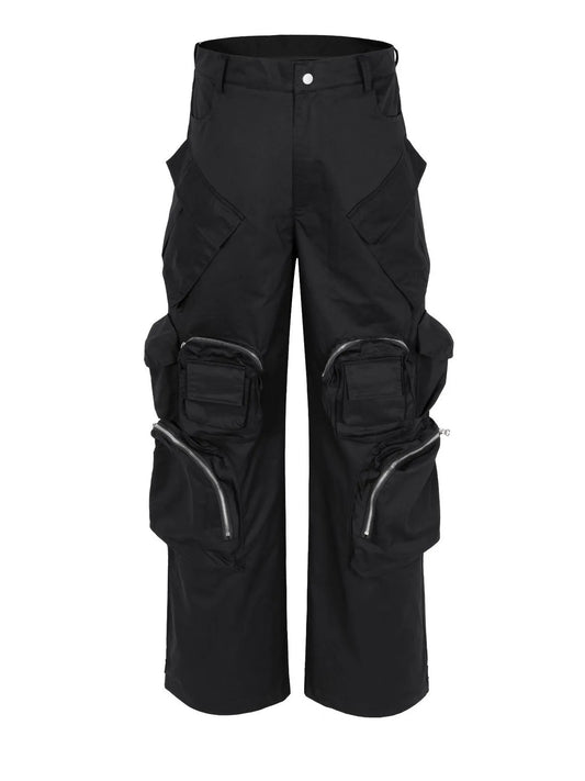 Men's Cargo Pants with Multiple Utility Pockets