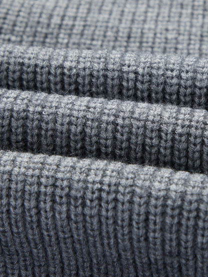 2 In 1 Notched Collar Sweater