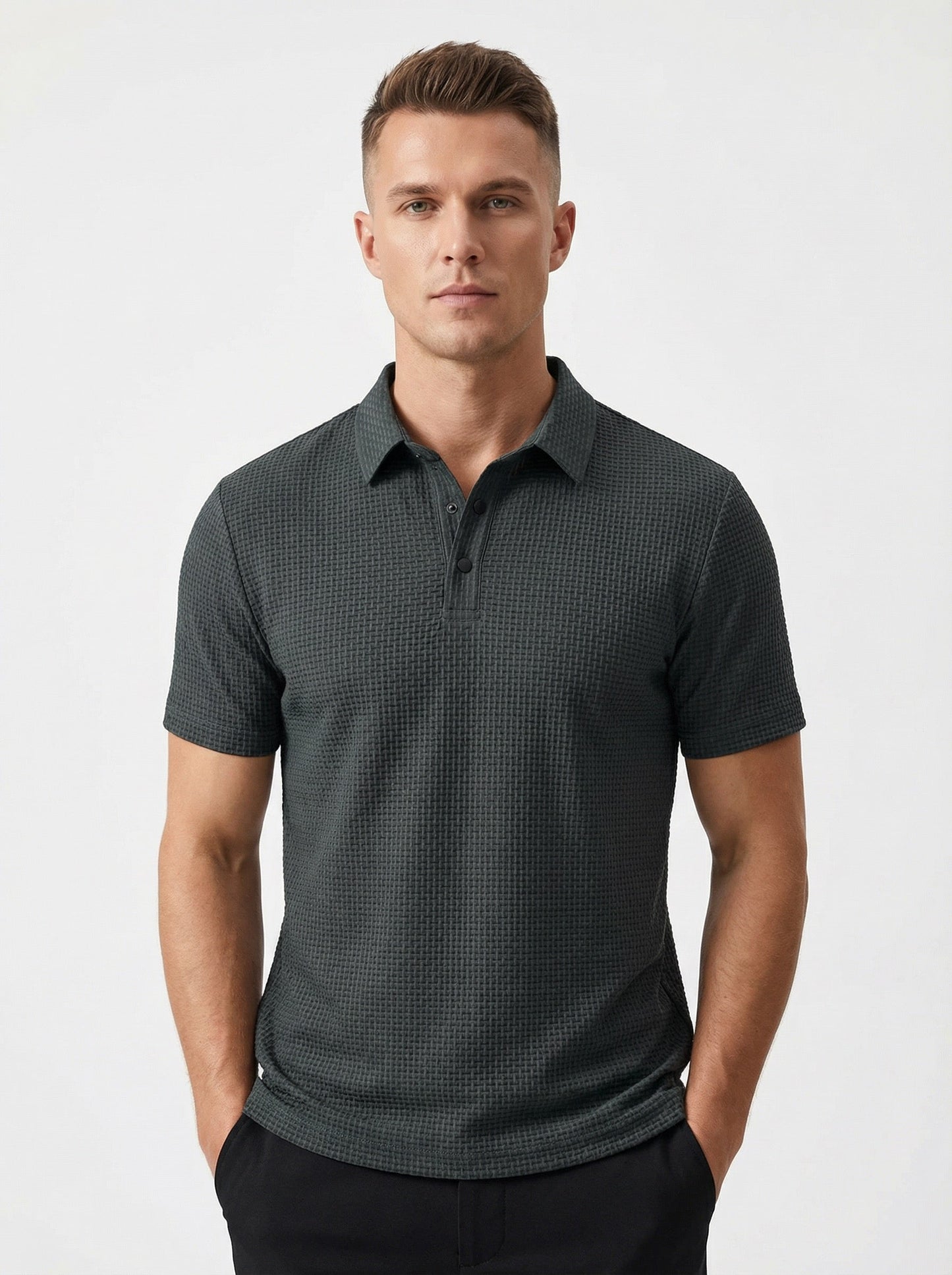 SIENA WEAVE POLO SHIRT