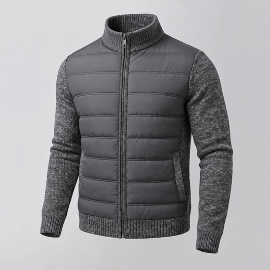 Florian | Quilted Fleece-Sleeve Jacket