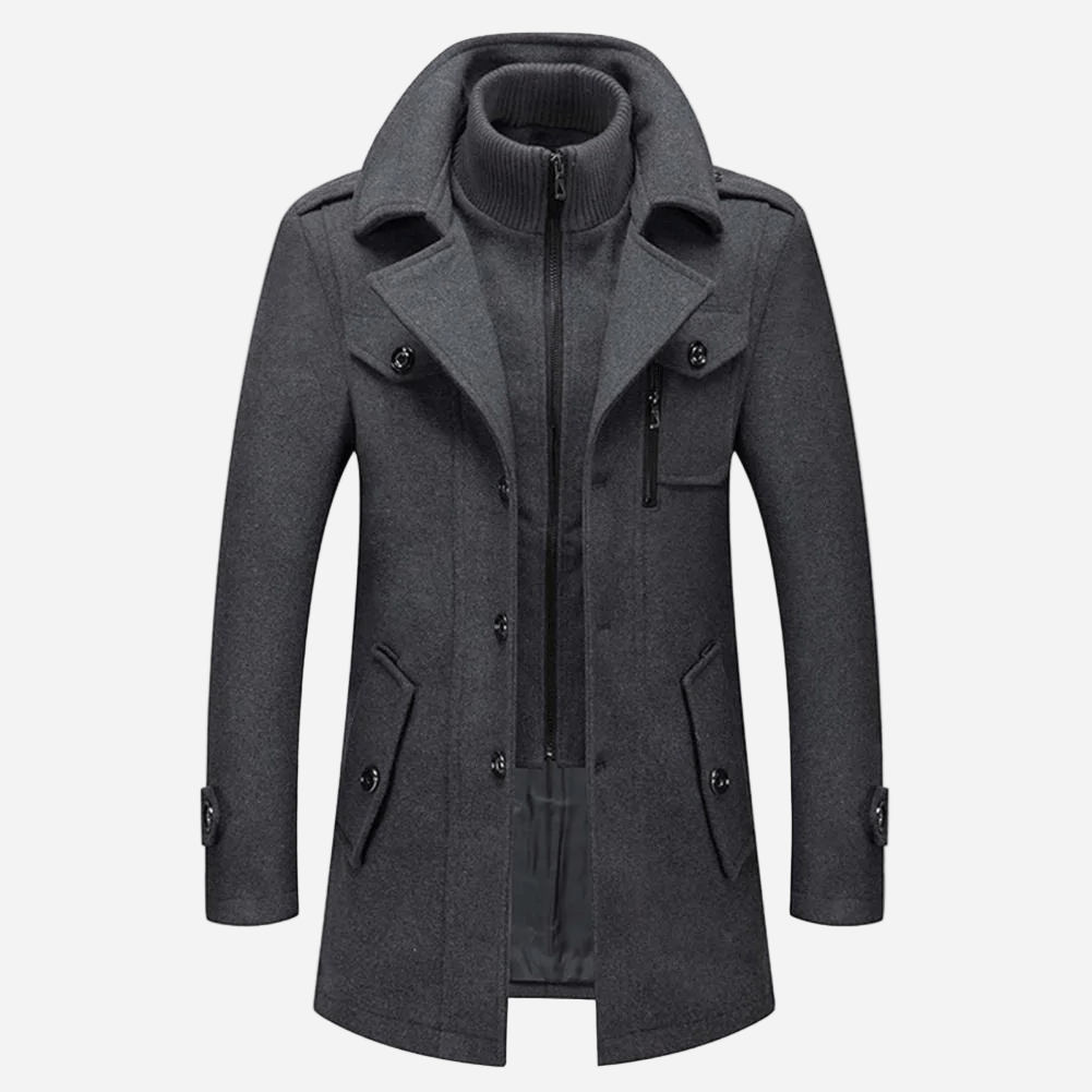 Thomas™ Classic Wool Overcoat