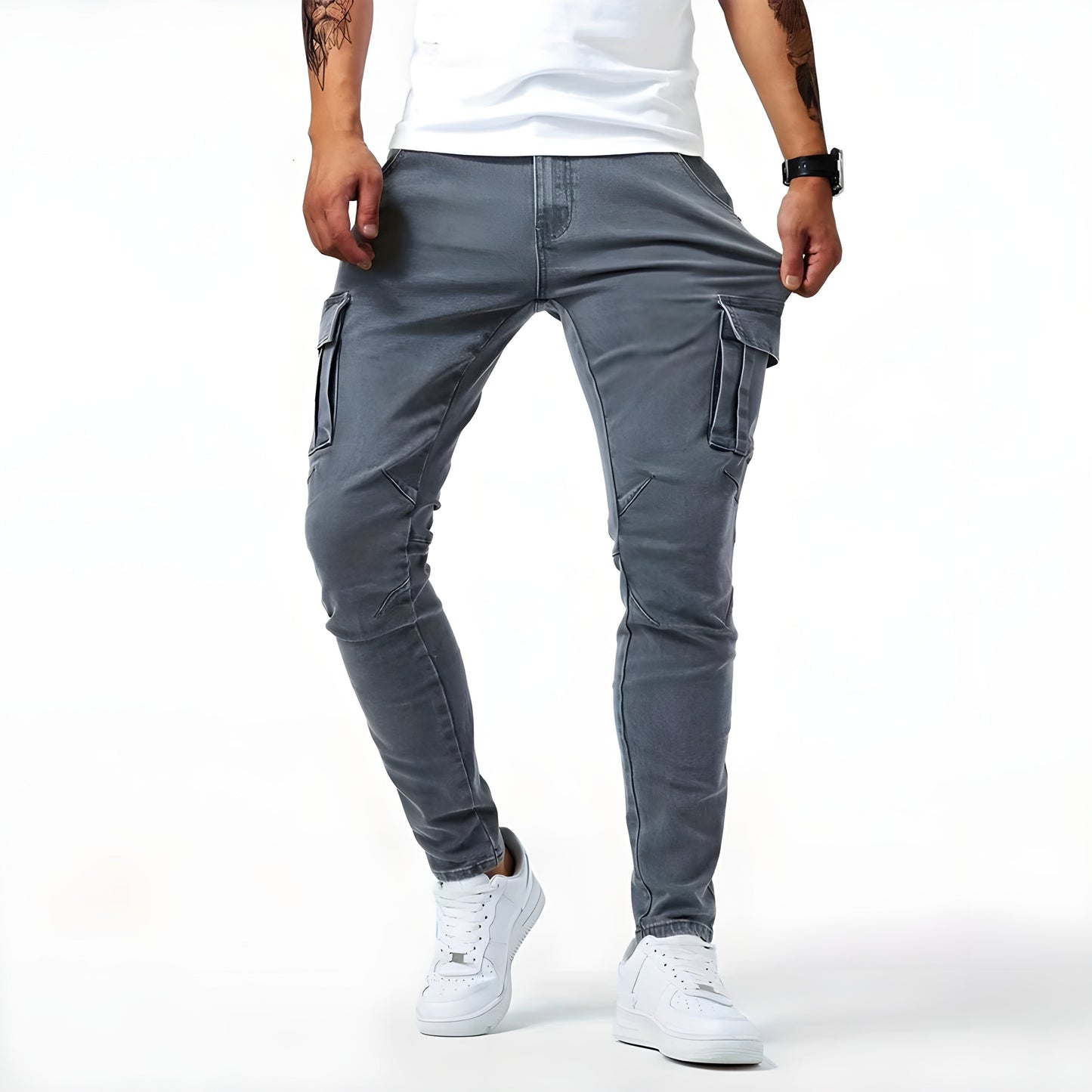 Thomas Cargo Denim Jeans
