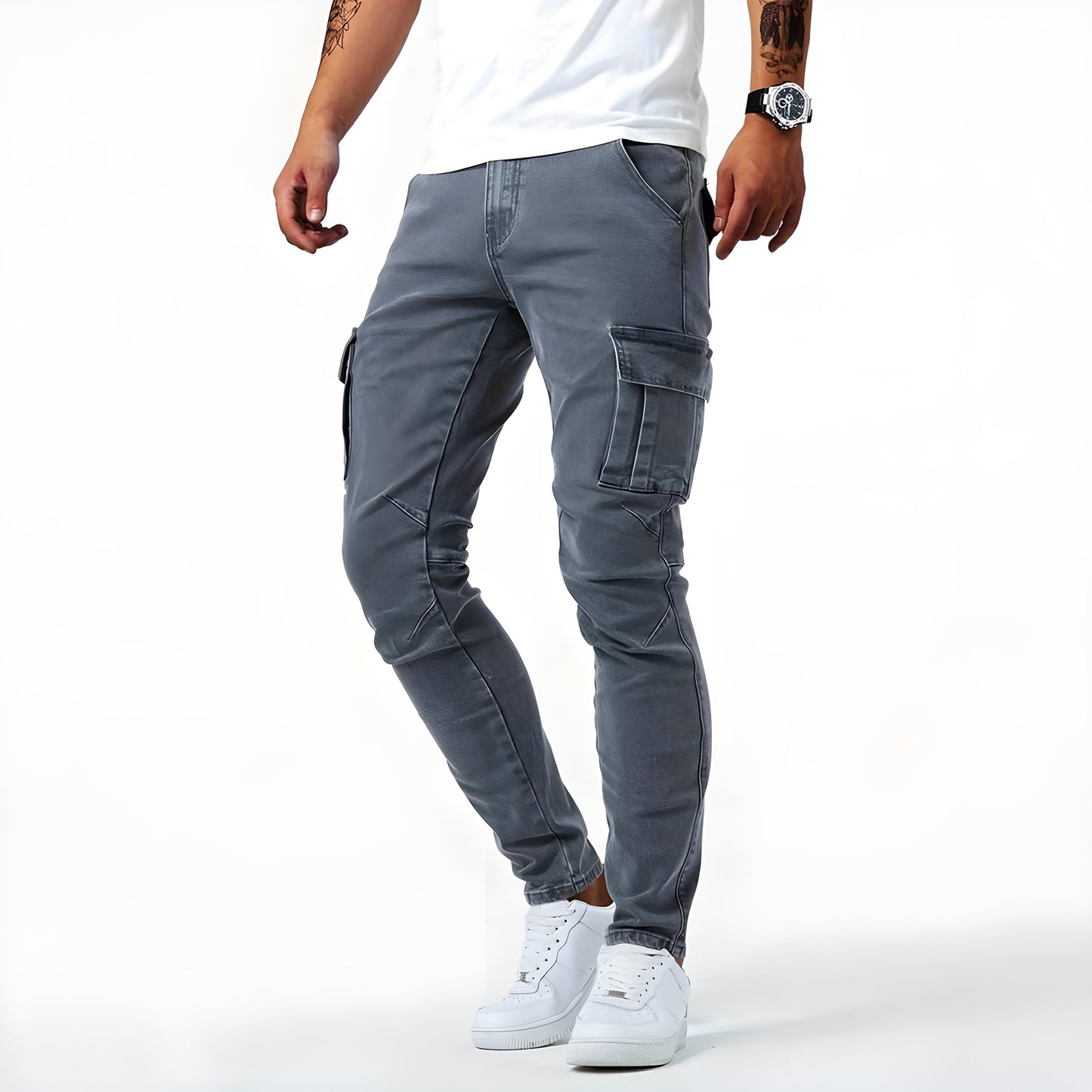 Thomas Cargo Denim Jeans