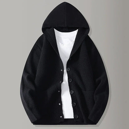 Harrison Hooded Knit Cardigan