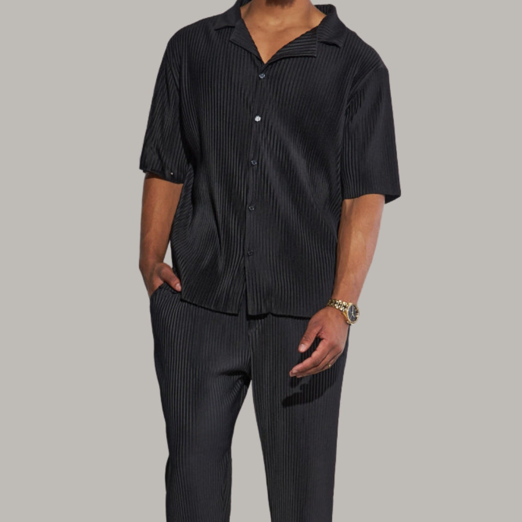 SIENNA LINEN BLEND TWO-PIECE SET
