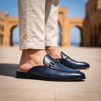 Lorenzo Leather Mules