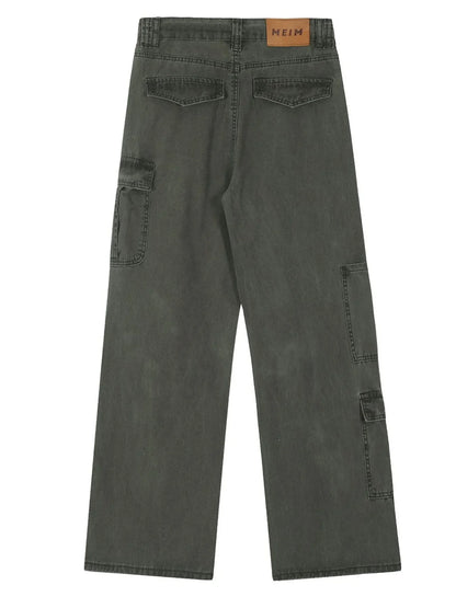 Men's Wide Leg Cargo Pants