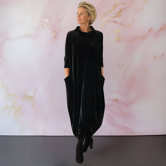 BENEDETTA | Velvet Evening Maxi Dress